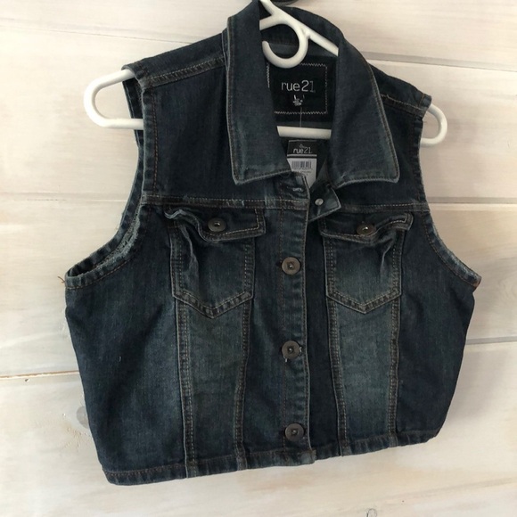 Rue21 Denim‎ Jean Vest - Picture 1 of 3